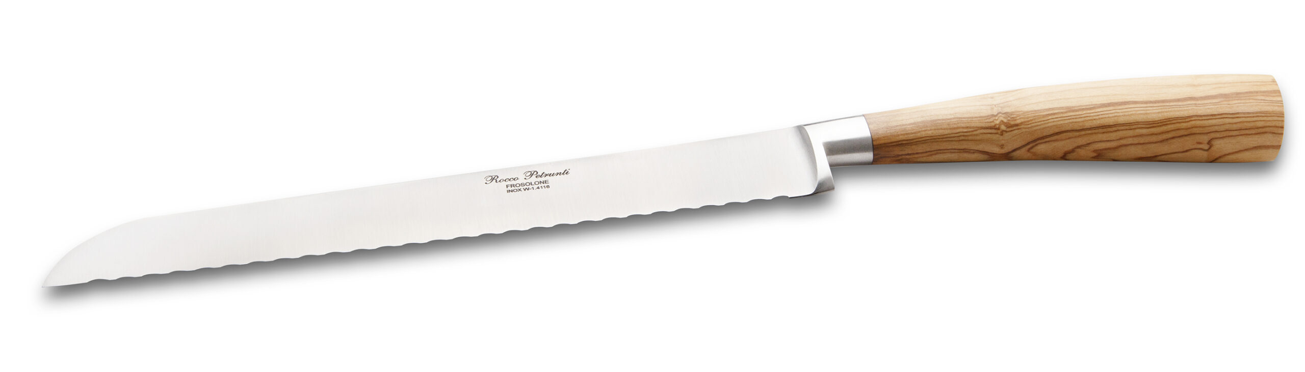 Coltello Da Pane Forgiato 22 Cm Olivo