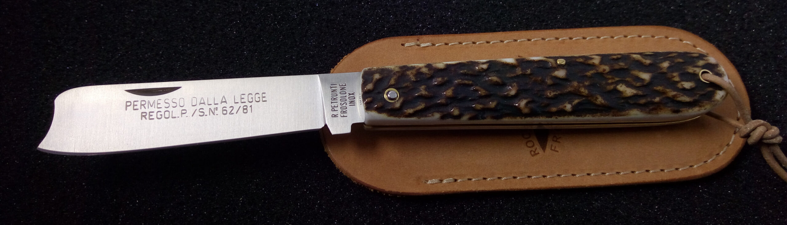 Mozzetta 19 Cm Deer Horn Handle