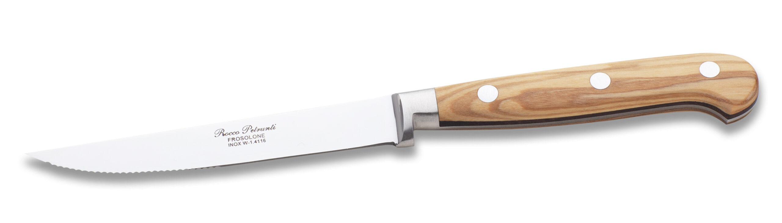 Ceppo Porta Coltelli con 8 Coltelli da Bistecca Olivo - immagine 3